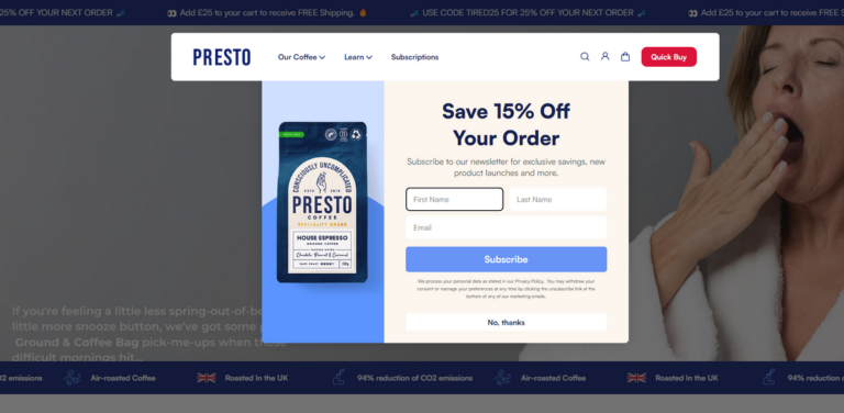 Presto Coffee: A Journey of Taste and Sustainability