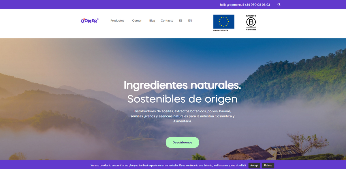 Qomer natural ingredients