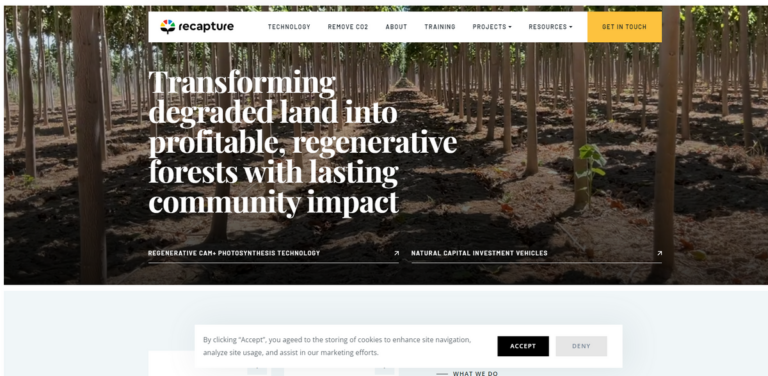 Recapture: Transforming Degraded Lands into Profitable Regenerative Forests