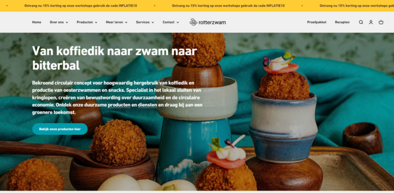 ROTTERZWAM: Transforming Coffee Grounds into Sustainable Solutions