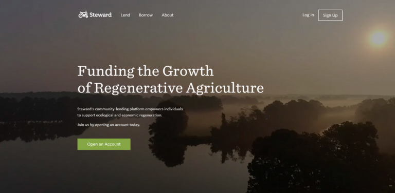Steward’s Community-Lending Platform: Empowering Regenerative Agriculture