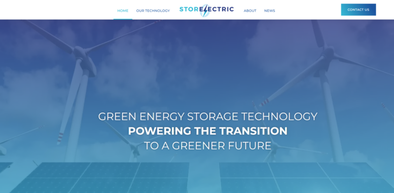 Storelectric: Transforming Energy Storage for a Sustainable Future