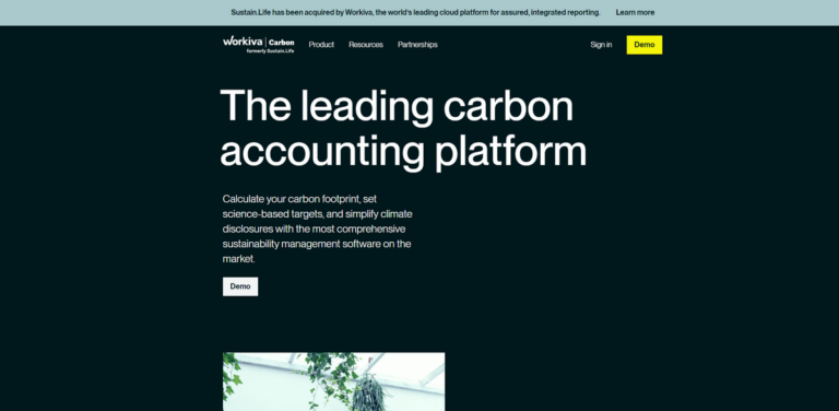 Sustain.Life Joins Forces with Workiva to Enhance Sustainability Reporting