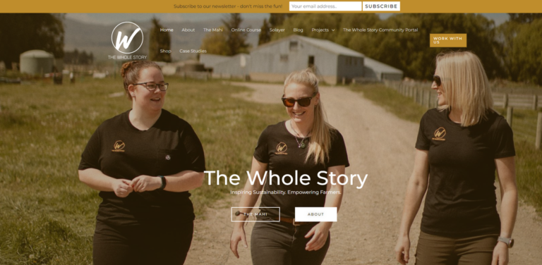 The Whole Story: Inspiring Sustainable Agriculture for a Better Future