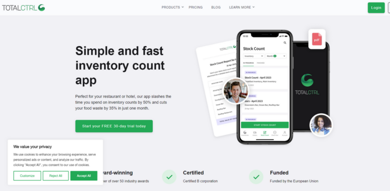 TotalCtrl: Transforming Food Management for a Sustainable Future