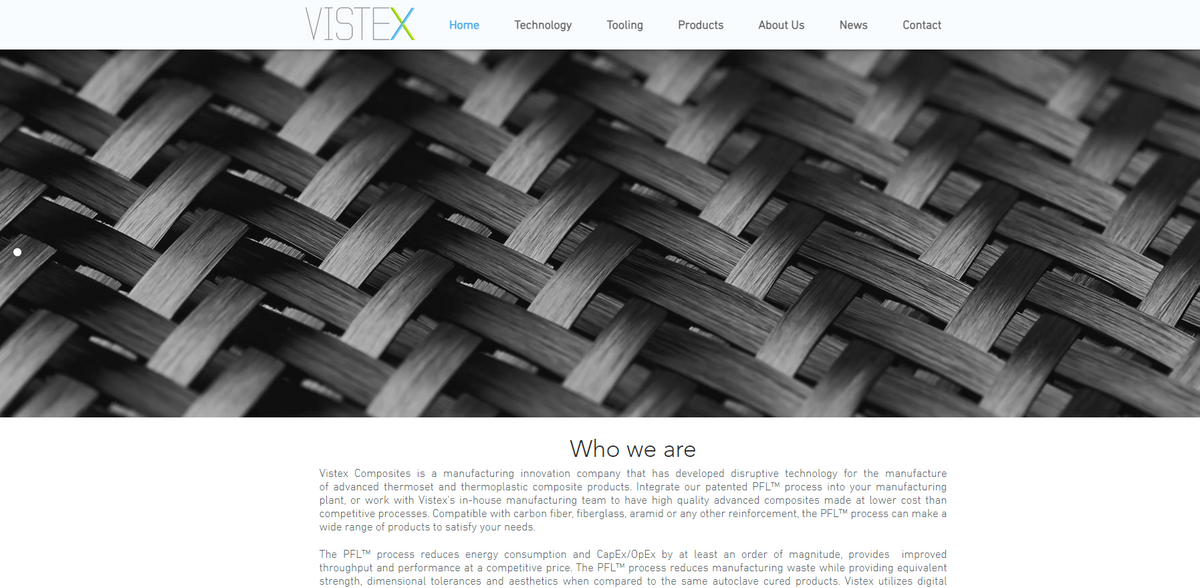 Vistex Composites PFL process