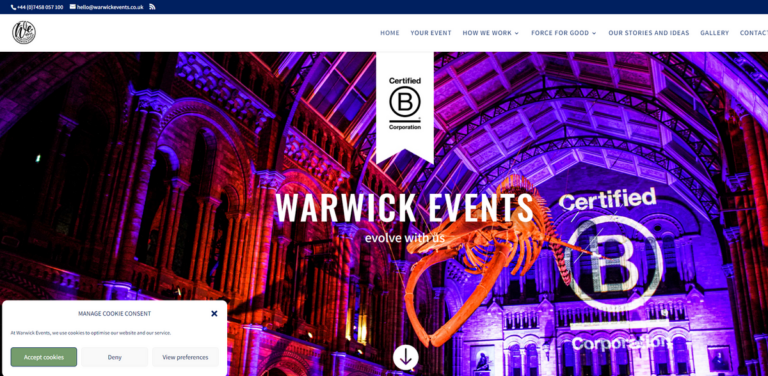 Warwick Events: Crafting Meaningful and Sustainable Experiences