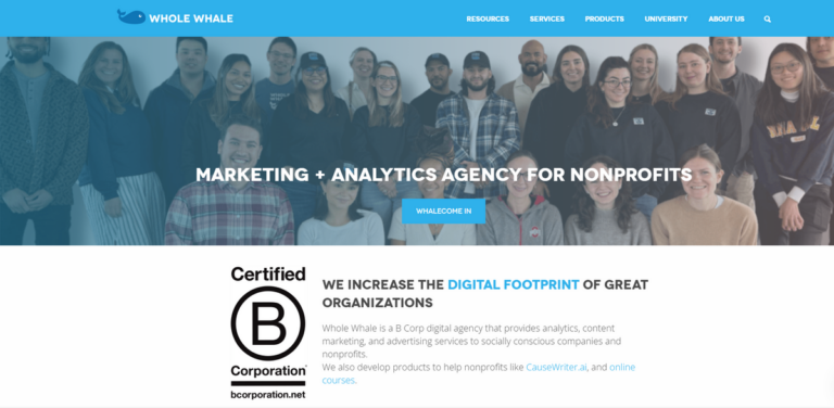 Whole Whale: Empowering Nonprofits with Tailored Digital Strategies