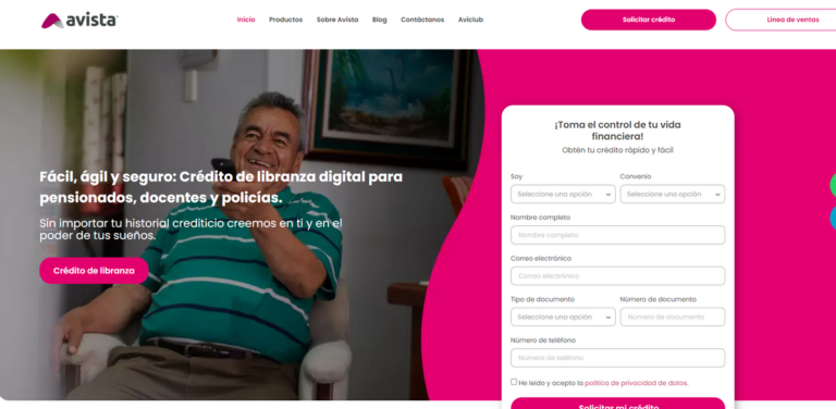 Avista: Digital Credit Solutions for Pensioners and Professionals