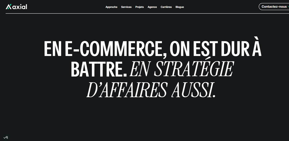 Axial e-commerce solutions