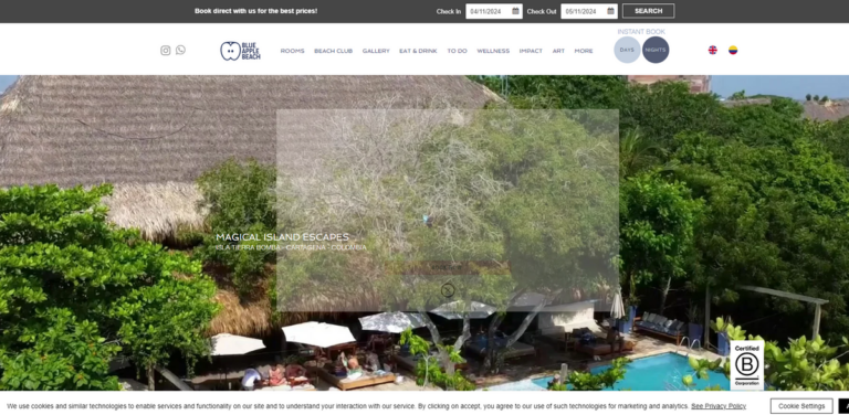 Blue Apple Beach: A Sustainable Boutique Hotel and Beach Club in Cartagena