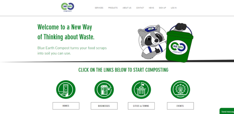 Blue Earth Compost: Transforming Food Scraps into Nutrient-Rich Soil
