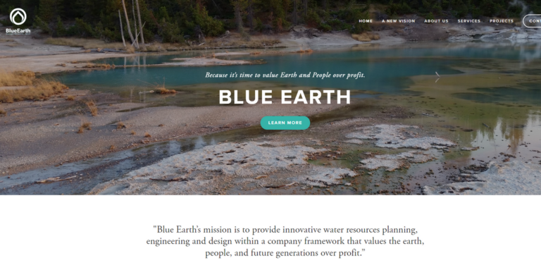 Blue Earth Planning, Engineering & Design: Innovative Solutions for Sustainable Water Resources