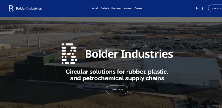 Bolder Industries: Transforming Waste Tires into Sustainable Resources
