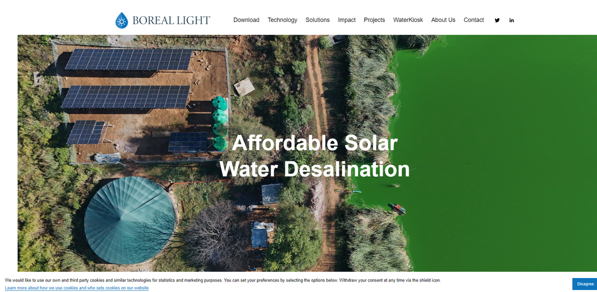 solar water desalination