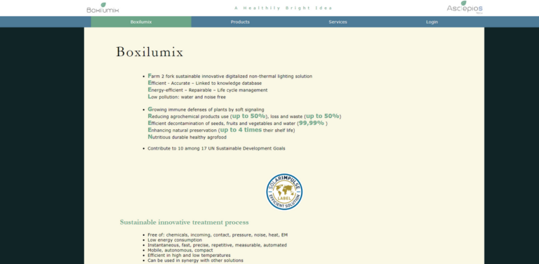 Boxilumix: Sustainable Digitalized Lighting Solutions for Agriculture