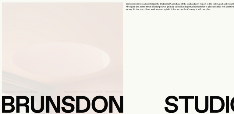 Brunsdon Studio: Architectural Excellence in Sustainable Design