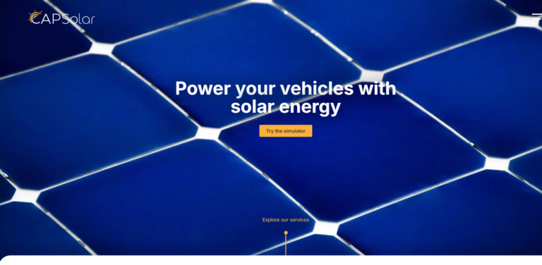 CAPSolar: Custom High-Efficiency Solar Modules for Electric Mobility