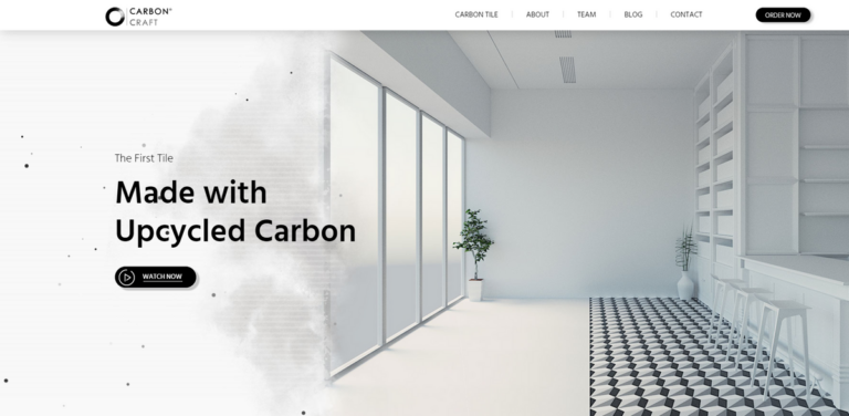 Carbon Craft Design: Handcrafted Carbon Tiles for Sustainable Spaces