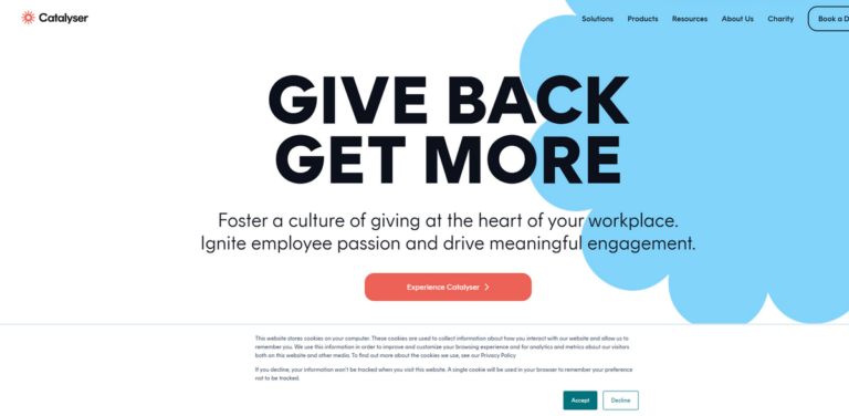 Catalyser: A Workplace Giving Platform That Inspires Employee Engagement
