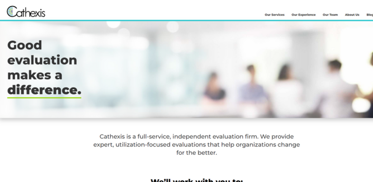 Cathexis Consulting: Expert Evaluation Services for Organizational Improvement