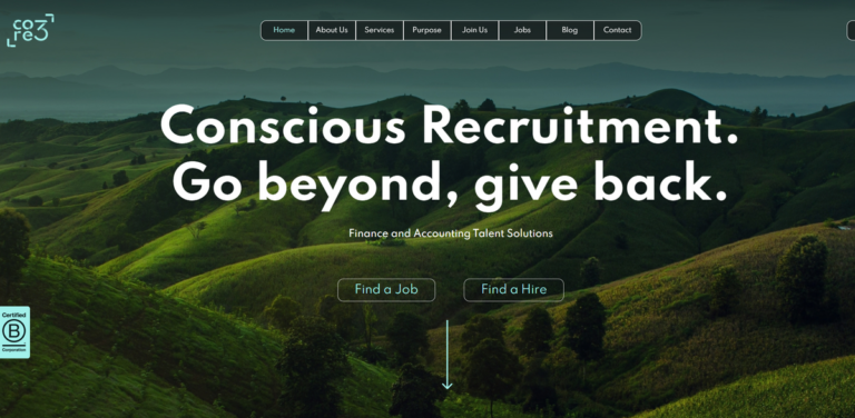 Core3: Conscious Finance and Accounting Recruitment Solutions
