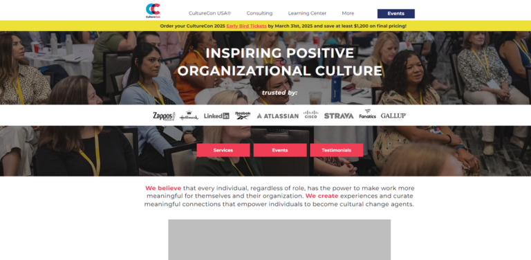 CultureCon USA®: Inspiring Positive Organizational Culture Through Engaging Events and Learning