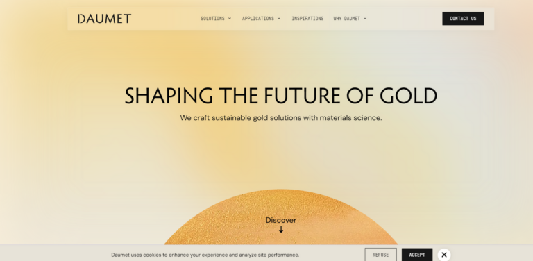 Daumet: Innovative Gold Solutions for a Sustainable Future