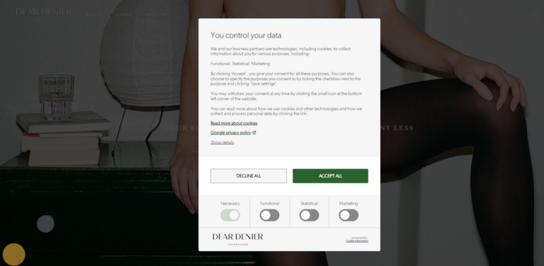 Dear Denier: Premium Tights Crafted with Advanced Technology