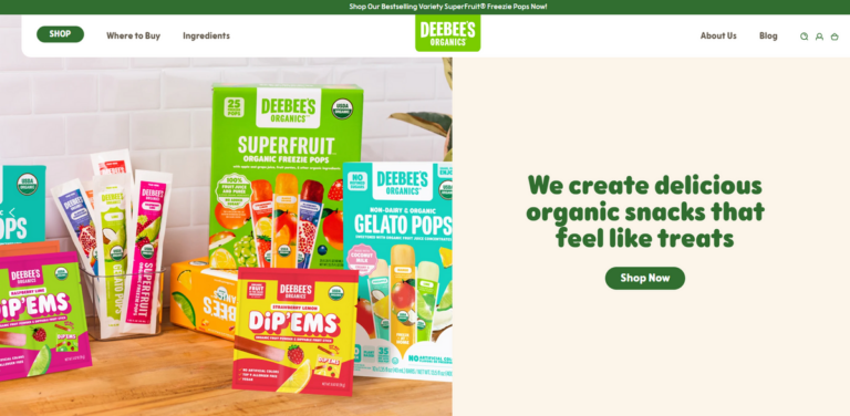 DeeBee’s Organics: Delicious Organic Frozen Treats for Everyone