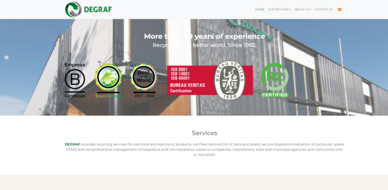 DEGRAF: Expert in Responsible Recycling of Electronic Waste