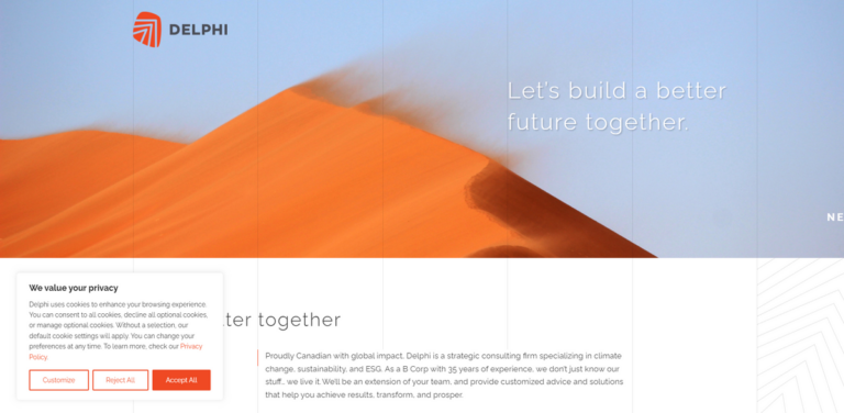 Delphi: Strategic Consulting for Sustainable Business Practices