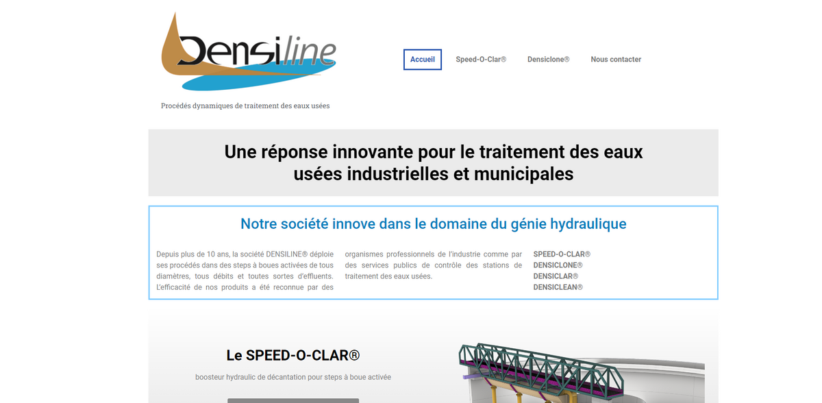 Densiline Speedoclar wastewater treatment