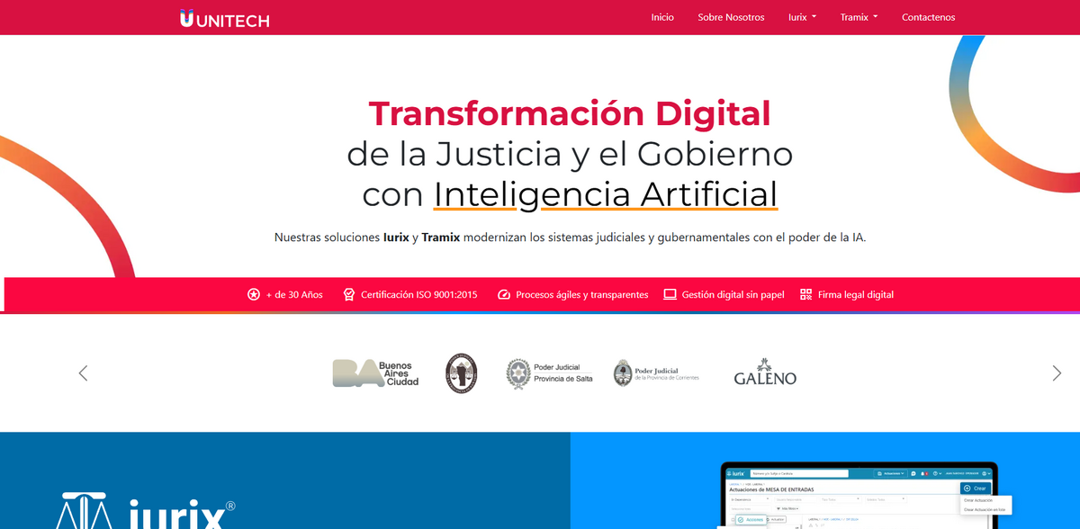 Digital Transformation of Justice