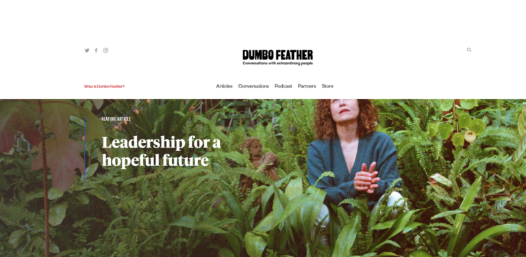 Dumbo Feather: A Community of Changemakers Inspiring Hope and Sustainability