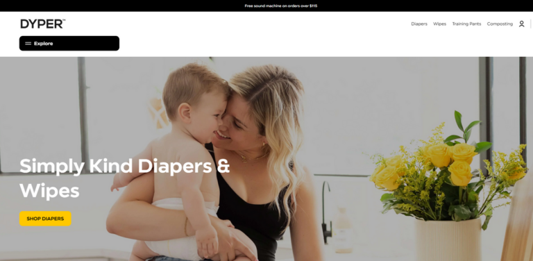 DYPER: Eco-Friendly Diaper Subscription Service for Conscious Families