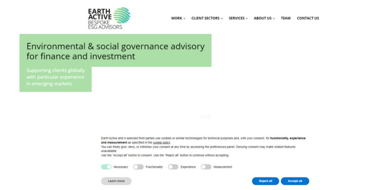 Earth Active’s Unique Approach to Environmental & Social Governance Advisory