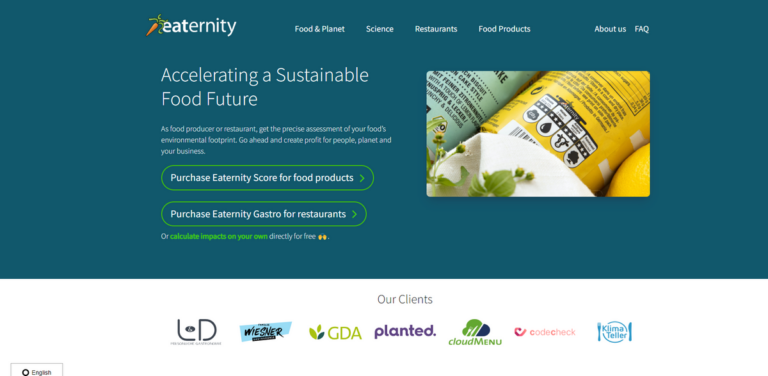 Eaternity: Assessing Food’s Environmental Footprint for a Sustainable Future