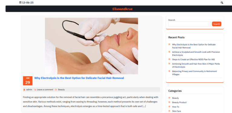 Electrolysis Solutions: Safe and Permanent Facial Hair Removal