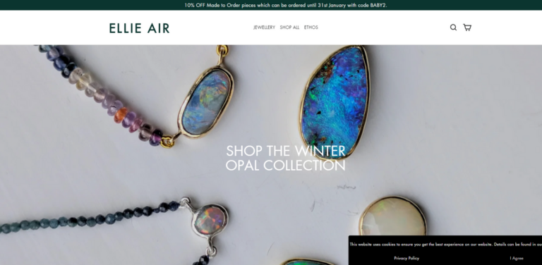 Ellie Air: Ethical Contemporary Jewellery Handmade in the UK