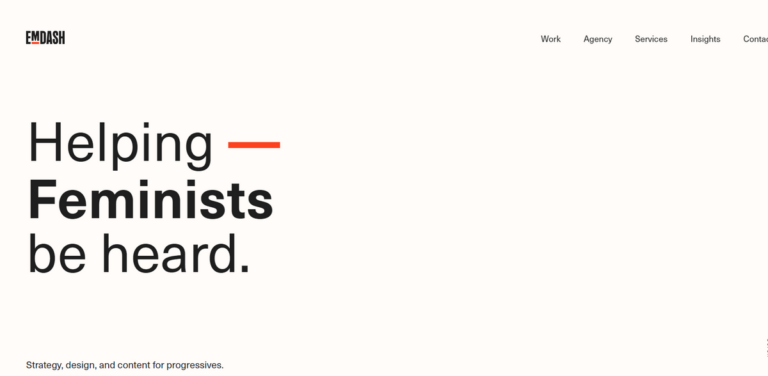 Emdash: Your Creative Partner for Social Good and Impactful Campaigns