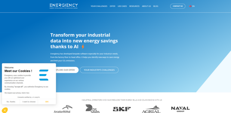 Energiency: Transforming Industrial Data into Energy Savings with AI