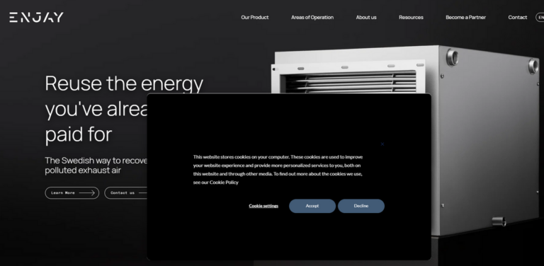 Enjay: Innovative Energy Recovery Solutions for Commercial Kitchens