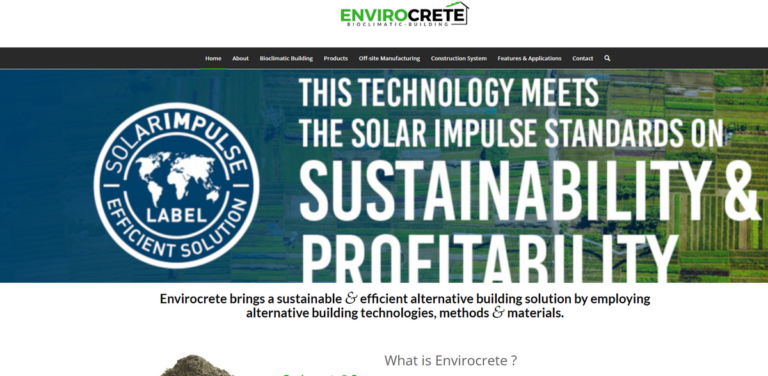 Envirocrete: Sustainable Building Solutions with Eco-Friendly Materials