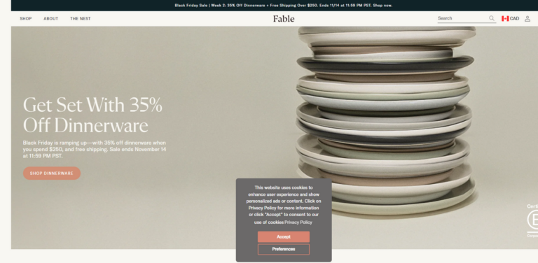 Fable: Crafting Sustainable Homeware with Timeless Design
