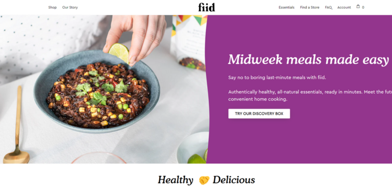 fiid: Healthy, Quick Meals for Busy Lifestyles
