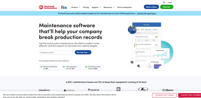 Fiix: Comprehensive Maintenance Management Solutions for Efficient Operations