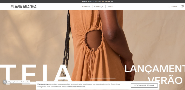Flavia Aranha: A Boutique Experience Merging Elegance with E-Commerce