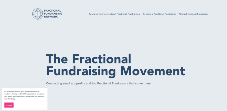 Fractional Fundraising Network: Connecting Nonprofits with Expert Fundraisers