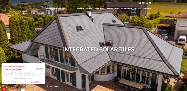 Freesuns: Beautiful Solar Roofs for Sustainable Power Generation